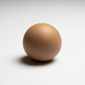 Egg casts a soft shadow to its left creating a sense of depth and Royalty Free Stock Photo