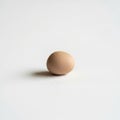 The egg is centered and casts a subtle shadow on the surface Royalty Free Stock Photo