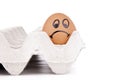 Egg Character Sad Royalty Free Stock Photo