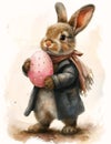 Egg-citing Adventures with the Easter Rabbit: A Whimsical Illust