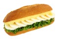 Egg And Cress Sandwich Sub Roll Royalty Free Stock Photo