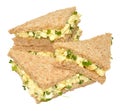 Egg And Cress Sandwiches Royalty Free Stock Photo
