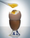 Egg cup holder Royalty Free Stock Photo