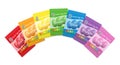 Egg Dyes Sachets Colorful Easter Egg Rainbow Packets