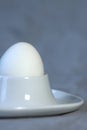 An egg in an eggcup Royalty Free Stock Photo