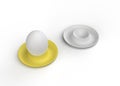 Egg and eggcup Royalty Free Stock Photo