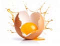 Egg exploding. Royalty Free Stock Photo