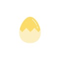 Egg flat easter religion icon