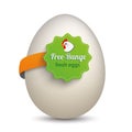 Egg Free Range Label