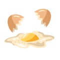 egg fried breakfast food