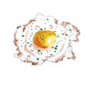 egg fried egg art breakfast colorful cooking cook