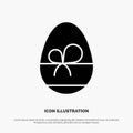 Egg, Gift, Spring, Eat solid Glyph Icon vector