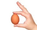 Egg with hand