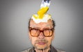 Egg head Royalty Free Stock Photo