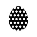 egg illustration with white spots