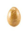 Egg made of stone isolated Royalty Free Stock Photo