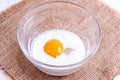 Egg with milk and spices. Making an omlet.Egg with milk and spices. Making an omlet