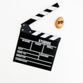 2015 egg with movie clapper board