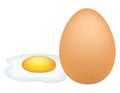 Egg with omelet