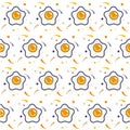 Egg pattern background stock illustration Royalty Free Stock Photo