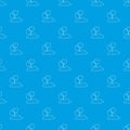 Egg pattern vector seamless blue