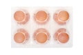 Egg plastic package Royalty Free Stock Photo