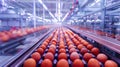 An egg processing facility using automated smart egg collection machines to increase efficiency and reduce labor costs