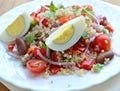 Egg and Quinoa Salad Royalty Free Stock Photo