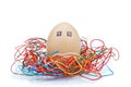 Egg robot Royalty Free Stock Photo