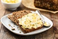 Egg salad and bread