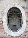 Egg-shaped window in Venice Royalty Free Stock Photo