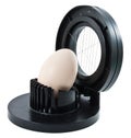 Egg slicer with one egg Royalty Free Stock Photo
