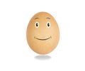 Egg smile Royalty Free Stock Photo