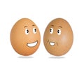 Egg smile Royalty Free Stock Photo