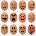 Egg smileys