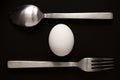 Egg, Spoon, and Fork