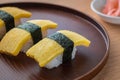 Egg sushi or tamako sushi, Japanese food