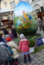 A huge Easter egg on an Easter market in Vienna