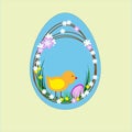 Egg is a symbol of new life on the eve of the wonderful Easter holiday