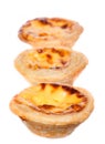 Egg tart Isolated Royalty Free Stock Photo