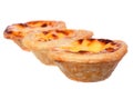 Egg tart Isolated Royalty Free Stock Photo