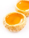 Egg tarts sweet custard pie desserts Royalty Free Stock Photo