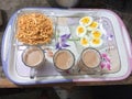 Egg tea time nimko indian Pakistan food snacks
