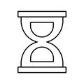 Egg timer Vector icon which can easily modify or edit Royalty Free Stock Photo