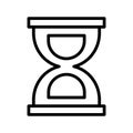 Egg timer Vector icon which can easily modify or edit Royalty Free Stock Photo