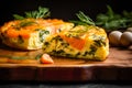 Egg Whites Salmon Frittata