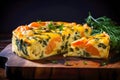 Egg Whites Salmon Frittata