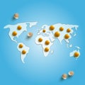 Egg world map