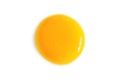 Egg Yolk on White Background Royalty Free Stock Photo