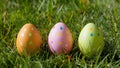 Eggcellent holiday fun with colorful egg hunts and festive decorations Royalty Free Stock Photo